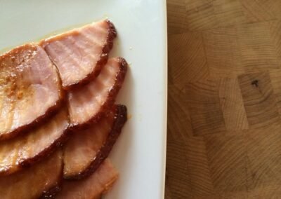 Peach Glazed Ham