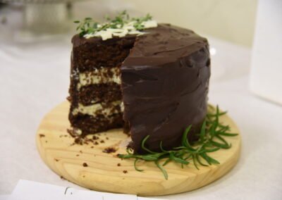 Rosemary Thyme Chocolate Stout Cake