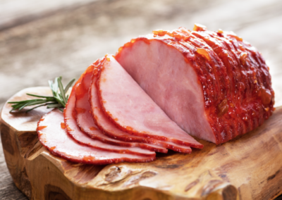 Sriracha Peach Glazed Ham Recipe